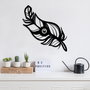 Opviq Lámpara de Pared Flor Negra W-030